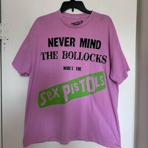 Pink Graphic Tee with Bold Print